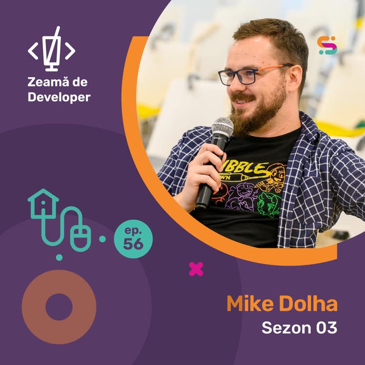 #56 Mike Dolha | Mic-check, mic-check: rățușca de la birou prin software development